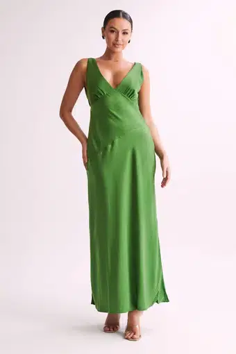 Meshki Nadia Maxi Dress Green Size L / AU 12

