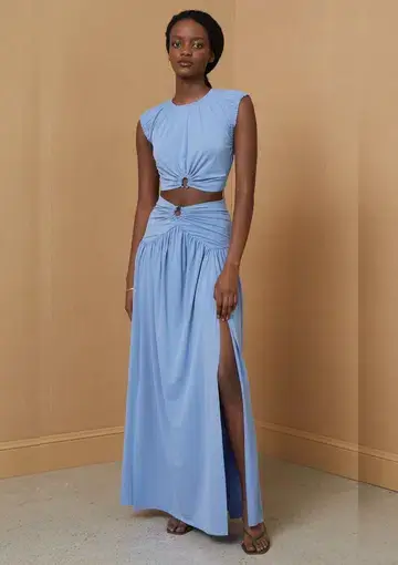 Bec & Bridge Minx Top and Skirt Set in Blue Size S / AU 8