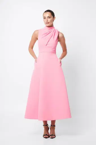 Mossman Cosmic Maxi Dress Pink Size 14