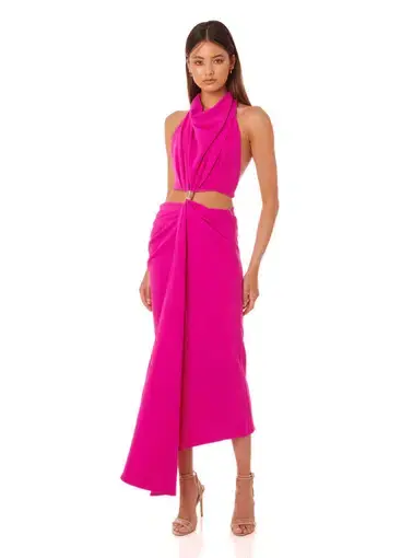 Eliya The Label Aphrodite Dress Pink Size S / AU 8