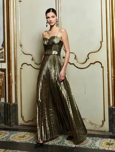 Rebecca Vallance Josie Gown in Metallic Size 14