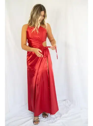 Sonya Moda Nour Red Maxi Dress Red Size AU 8