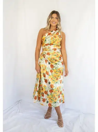 Sonya Moda Yarden Floral Maxi Dress Floral Size AU 10