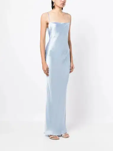 Bec & Bridge Lorelai Tie Maxi Dress in Sky Blue Size 6