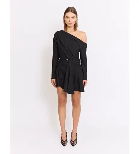 Pfeiffer Lucia Mini Dress In Black Size XS / Au 6