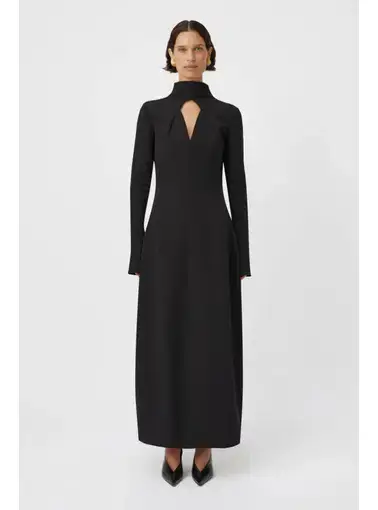 Camilla and Marc Tenera Cocoon Maxi Dress in Black Size AU 8 