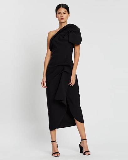 Acler Crawford Dress Black Size 8
