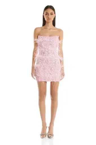 Eliya the Label Tiffany Mini Dress Pink Size XS / AU 6