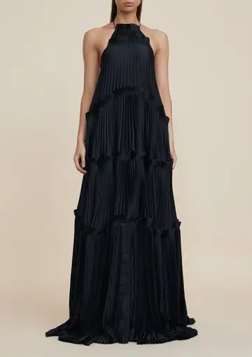 Acler Bassett Gown Black Size 8