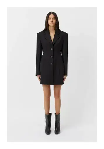 Camilla and Marc Mikhail Tailored Blazer Dress Black Size 12