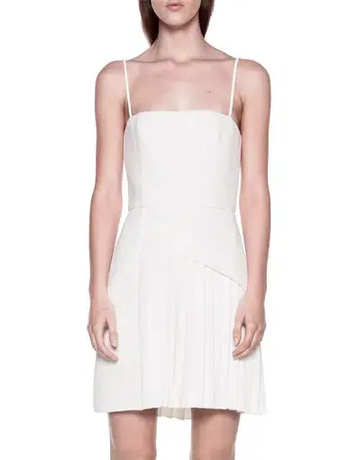 Dion Lee Coil Pleat Dress  Ivory Size 12