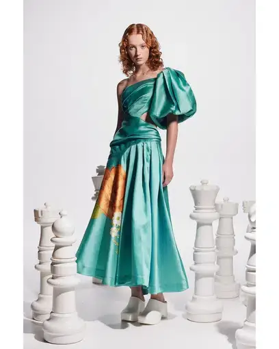 Alemais Regent Jade Gown in Jade Size AU 10