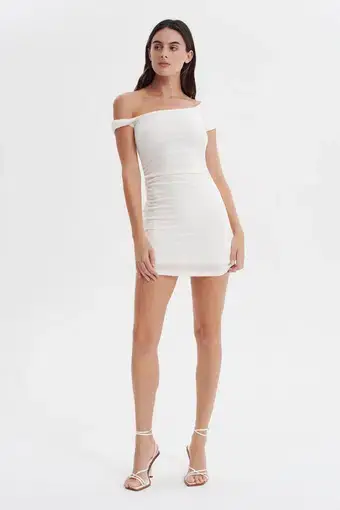 Ownley Dreamer Mini Dress Coconut White Size M / AU 10