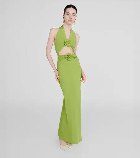 Maygel Coronel Vaupes Dress in Lemongrass Green One Size