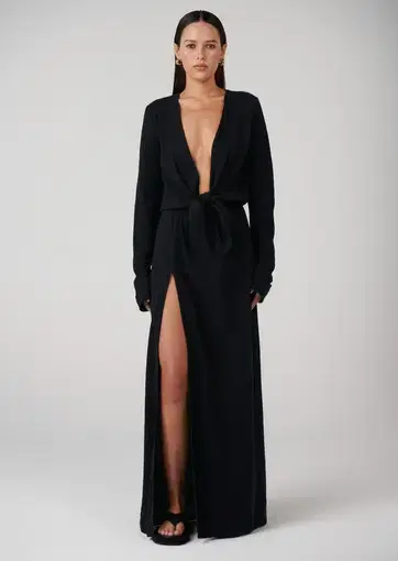 Bayse Rayna Maxi Dress Black Size 10