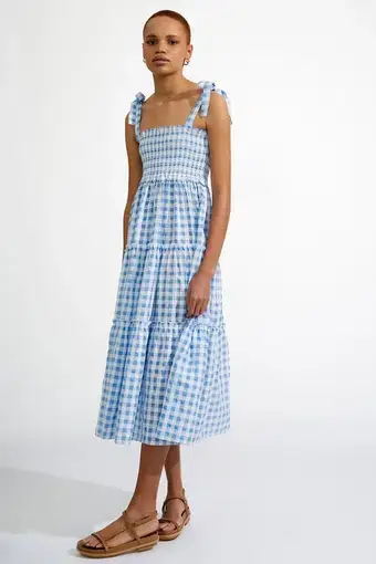 Steele Lyla Maxi Dress Blue Size M / AU 10