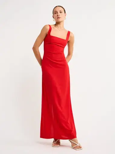 Isabella Quinn Scarlett’s Maxi Dress in Crimson Size 8