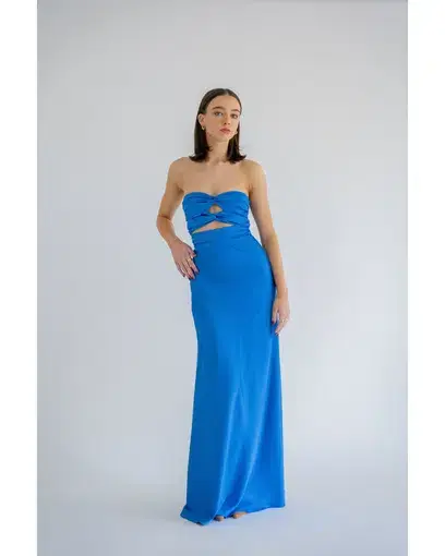 HNTR The Label Inka Gown Blue Size S / AU 8
