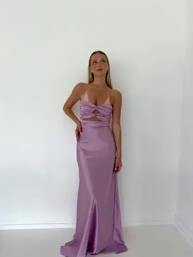 HNTR the Label Inka Gown Lilac Size S / AU 8