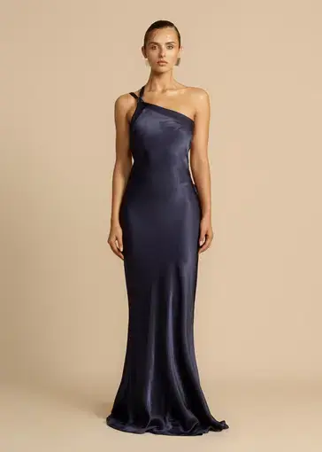 Arcina Ori Monique Maxi Dress Navy Size XS / AU 6