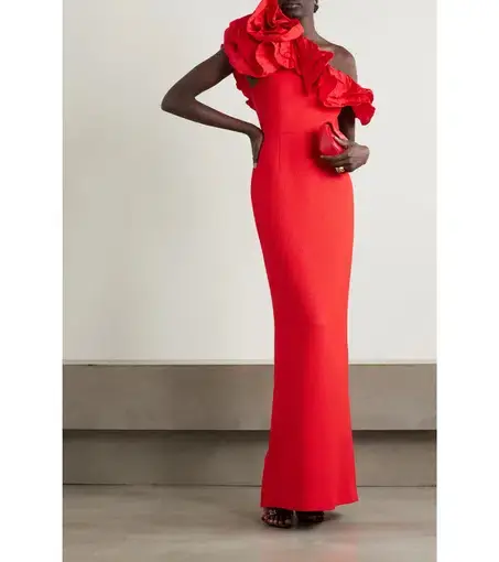 Rebecca Vallance Chiara Gown in Red Size 8