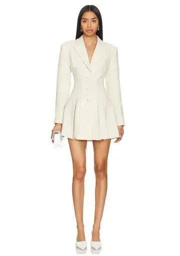 Camila Coelho Daytona Blazer Mini Dress in Beige Size XS / AU 6