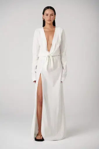 Bayse Rayna Maxi Dress in Ivory Size 10