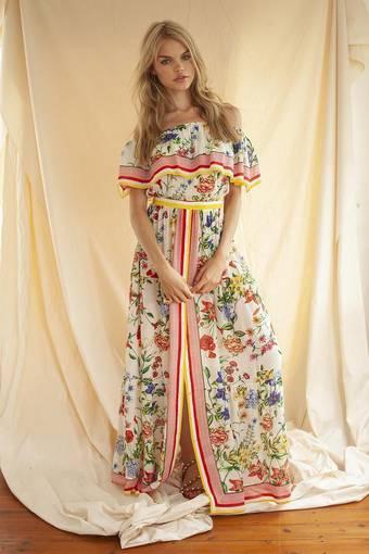 Coco Ribbon Here Comes the Sun Maxi Dress size 10