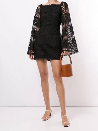 Alice McCall Diamond Mini Dress Black Size 14