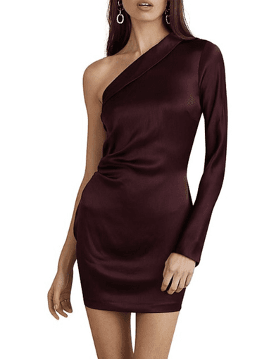 Bec & Bridge Caroline Mini Dress burgundy size 6
