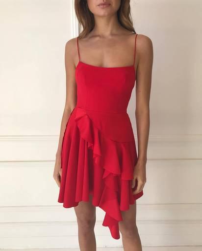 Alex Perry Corin Mini Dress Red Size 10