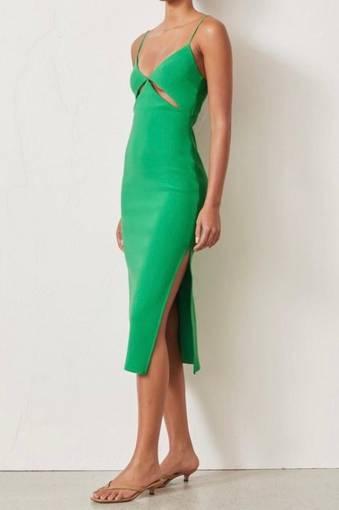 Bec & Bridge Emerald Avenue Midi Dress Green Size 8
