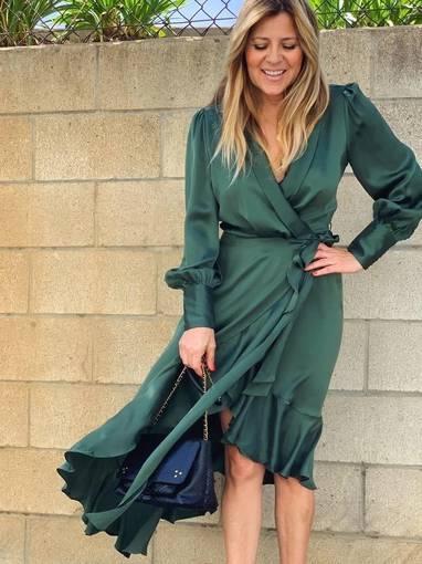 Zimmerman Silk Wrap Dress  Green Size 6