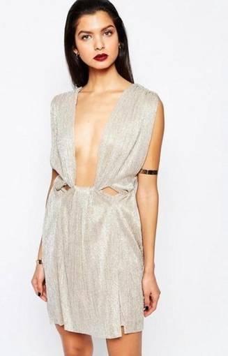 Bec & Bridge Gold Dust Mini Dress