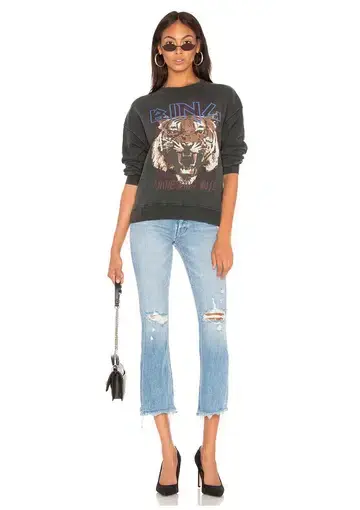 Anine Bing Tiger Sweatshirt Black Size S / AU 8