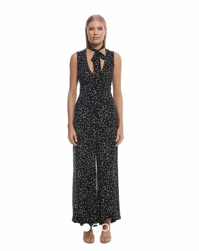 Zimmermann Empire Jumpsuit Black Size 10