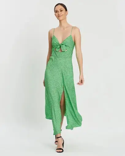 Bec and Bridge Neve Dress Green Size 8