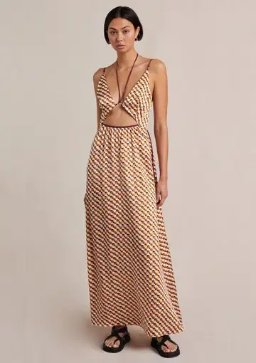 Bec & Bridge Casablanca Maxi Dress Print Size 12