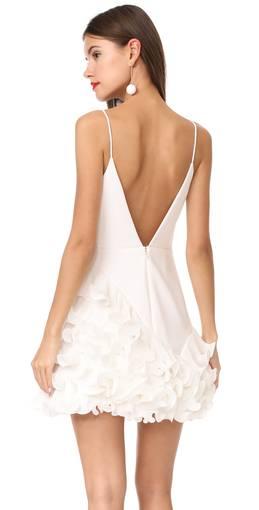 Talulah Golda Ruffle Dress - Ivory