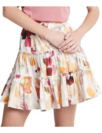 Aje Dassia Mini Skirt in Wallpaper Floral Print