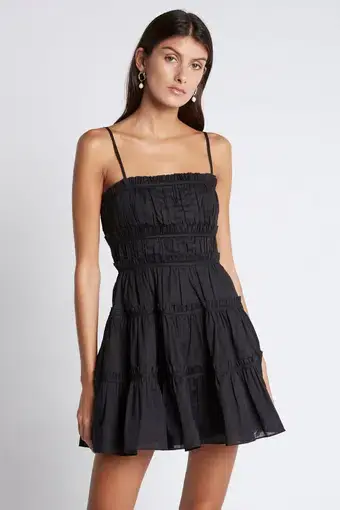 Aje Breathless Mini Dress Black Size 12
