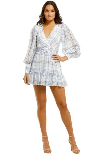 Bec & Bridge Alexa Long Sleeve Mini Dress Print Size 8