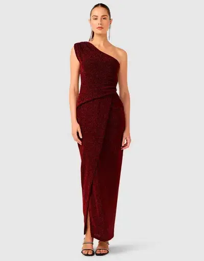 Sacha Drake Valedictory Maxi Dress Ruby Red Size 12