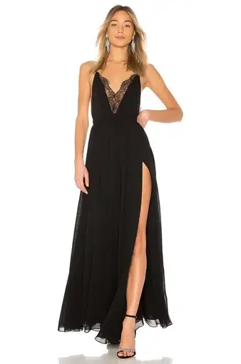 Michael Costello x Revolve Justin Gown Black Size 12