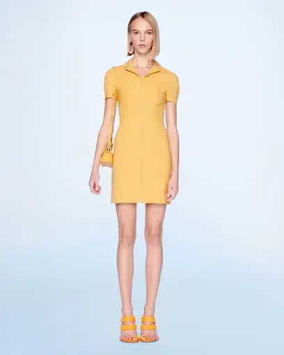 Jacquemus La Robe Tangelo Dress Orange Size S