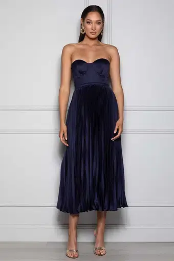 Elle Zeitoune Milan Dress Navy Size 12 