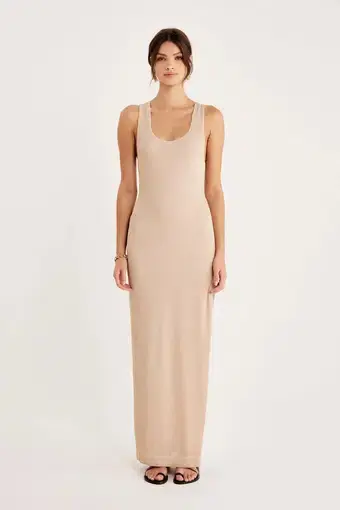 Rumer the Label Rosa Maxi Dress in Nude Size S / Au 8