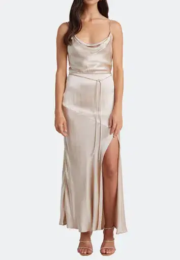 Bec & Bridge Moon Dance Midi Dress in Sand 

Size 8 / S