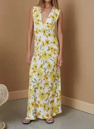 Bec & Bridge Daphne V Dress Floral Size 6 / XS