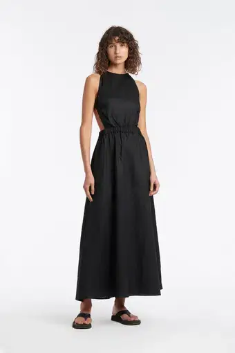 Sir the Label Alena Maxi Dress Black Size 0 / Au 6
